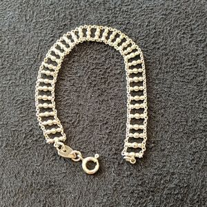 Sterling silver bead bracelet